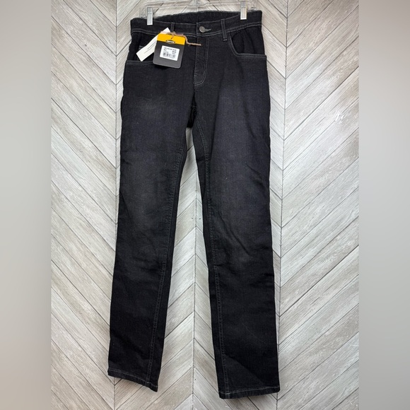 Street & Steel Oakland Motorcycle Riding Jeans 30x33 Black with built in armor